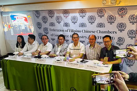 FFCCCIl President Victor Lim (center) with other officers of the org announced the launch of the competition, which is open to the general public. The contest invites participants to create engaging and original short-form videos