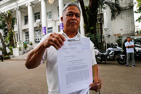 Bureau of Corrections Director General Gregorio Pio P. Catapang Jr. files a libel case against Atty. Levito Baligod and 18 individuals claiming to be former Marines at the Office of the Prosecutor General, Department of Justice (DOJ) in Manila on 09 March 2026. Director General Catapang also filed a disbarment case against Atty. Baligod at the Supreme Court.