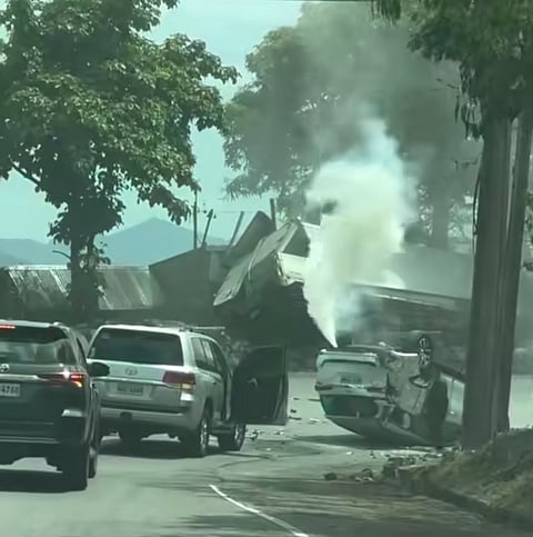 Screen grab from the video Courtesy of Me-an Gonzales via Baguio Auto Forums