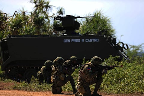 Philippine Army conducts littoral defense live-fire drill in Pangasinan
