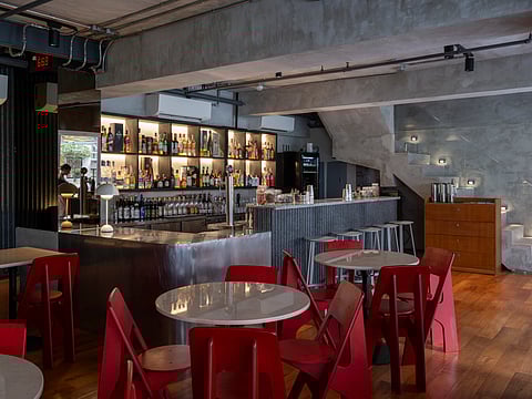 ARTFUL lighting, plush textures and bold accents punctuate the space, echoing the energy of the music.