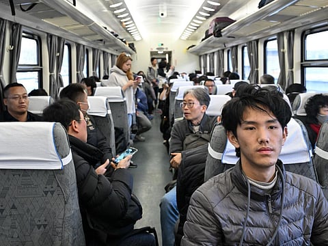 China-North Korea train service resume 
