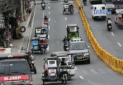 (March 14 2026) Tricycle seen plying in Antipolo City, on Saturday March 14 2026, The Department of Social Welfare and Development (DSW) is set to begin the distribution of P5000 cash aid to tricycle drivers in 39 designated payout centres in Metro Manila this coming March 17, The cash aid, aimed to help drivers affected by soaring fuel prices. Photo/Analy Labor