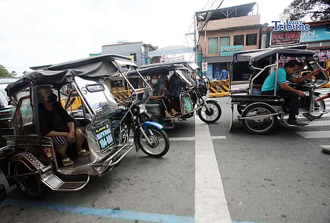 (March 14 2026) Tricycle seen plying in Antipolo City, on Saturday March 14 2026, The Department of Social Welfare and Development (DSW) is set to begin the distribution of P5000 cash aid to tricycle drivers in 39 designated payout centres in Metro Manila this coming March 17, The cash aid, aimed to help drivers affected by soaring fuel prices. Photo/Analy Labor