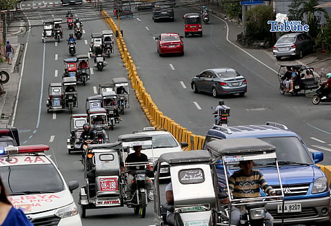 (March 14 2026) Tricycle seen plying in Antipolo City, on Saturday March 14 2026, The Department of Social Welfare and Development (DSW) is set to begin the distribution of P5000 cash aid to tricycle drivers in 39 designated payout centres in Metro Manila this coming March 17, The cash aid, aimed to help drivers affected by soaring fuel prices. Photo/Analy Labor