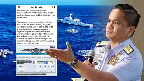 PCG spokesperson for WPS, Rear Adm. Jay Tarriela
