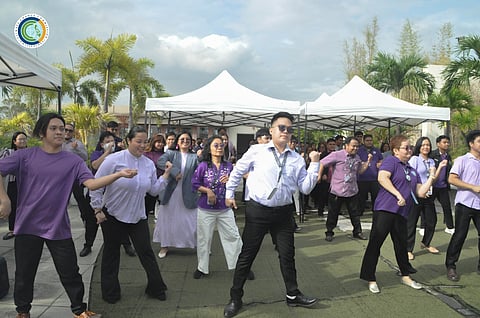 EMPLOYEES of CCC, more than half of whom are women, kick off National Women’s Month with a dance.