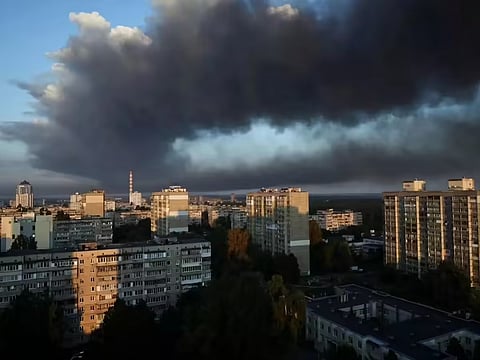 Blasts rock Kyiv in rare daytime Russian attack