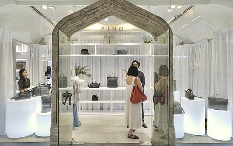 FACADE of the store.