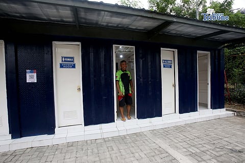 Shower facility para sa mga siklista, binuksan ng MMDA