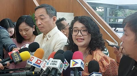 ACT Teachers Partylist Rep. Antonio Tino [left] and Kabataan Partylist Rep. Renee Co [right].