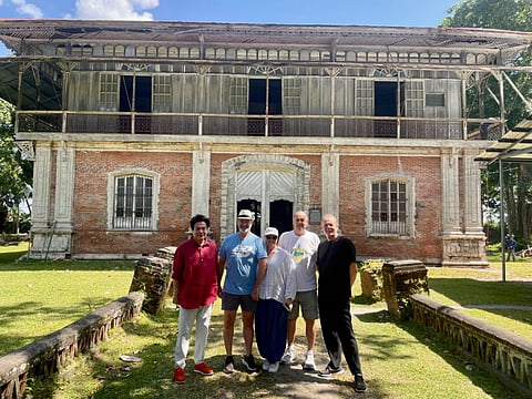 FIRST Lady Liza Marcos funds the restoration of the Aniceto Lacson heritage house (from left) ELG, Ken and Raquel, Pons Balcells and Pål Larsen.