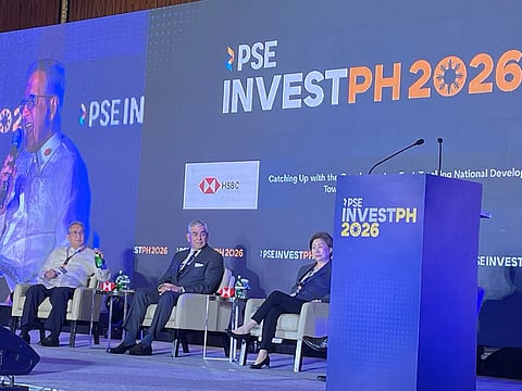 GT Capital Holdings Chairman Francisco Sebastian, Ayala Corporation Chairman Jaime Augusto Zobel de Ayala, and SM Investments Corporation Vice Chairperson Teresita Sy-Coson