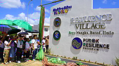 From Risk to Resilience — Thirty families in Barangay Nangka, Batad receive permanent, disaster-resilient homes during a turnover ceremony led by Gov. Arthur Defensor Jr..