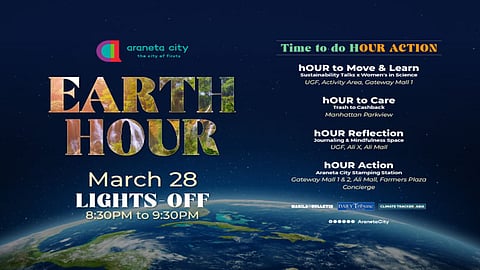 Araneta City joins Earth Hour 2026