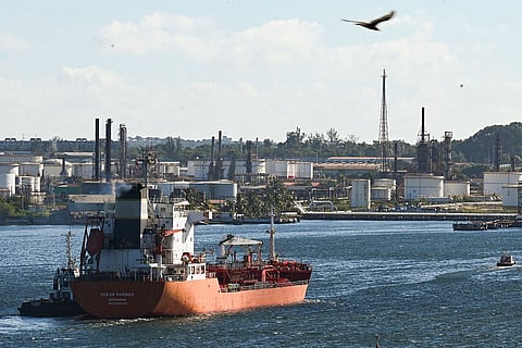 Russian tanker shipping oil to Cuba