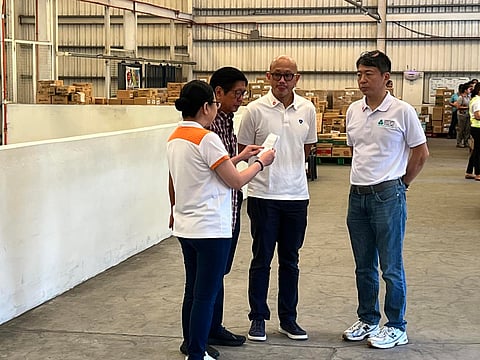 President Ferdinand Marcos Jr. and Trade Secretary Cristina Roque inspected Century Pacific Food Inc. in Calamba City, Laguna, to ensure that stocks and pricing of canned goods remain stable, without price adjustments, amid surging fuel prices. 