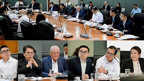 FINANCIAL Stability Coordination Council chairman and Bangko Sentral ng Pilipinas Governor Eli M. Remolona, Jr. (lower photo, third from left) leads the FSCC quarterly meeting on 13 March 2026. With him are (lower photos, from left) Securities and Exchange Commission commissioner McJill Bryant T. Fernandez, Insurance commissioner Reynaldo A. Regalado, Department of Finance Secretary Frederick D. Go, Philippine Deposit Insurance Corporation president Roberto B. Tan, and BSP assistant governor Veronica B. Bayangos.