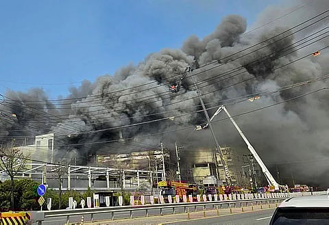 14 missing in South Korea car plant blaze