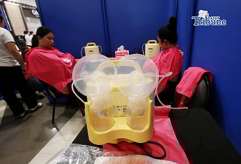 (March 20 2026) In celebration of Women’s Month hundreds of Lactating mothers donate breast milk as they participate the Quezon City Human Milk Bank’s milk-letting activity, “Gatas ng Buhay: A Life-Saving Collaboration of the Quezon City Human Milk Bank and SM Cares for Women,” held at SM City Fairview in Quezon City on Friday, March 20, 2026. The program aims to provide safe, life-saving nutrition to infants who cannot be breastfed by their own mothers, promote breastfeeding awareness and support, and build a community of donor mothers. Photo/Analy Labor
