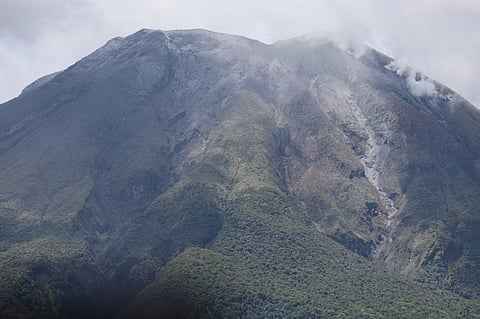 MOUNT Bulusan in Sorsogon after its phreatic eruption last April 2025.