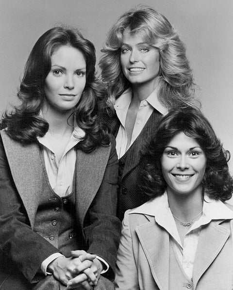 The OG Angels: Kate Jackson, Farrah Fawcett and Jaclyn Smith 