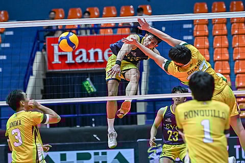 JP Bugaoan provides the offensive muscles that boost Savouge heading into the semifinal round of the 2026 Spikers’ Turf Open Conference.  