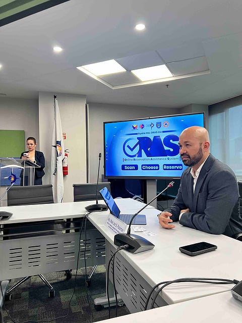 Atty. Mark Jon S. Palomar, Assistant General Manager for Operations of the Philippine Ports Authority, explains how the ‘Online Reservation Assistance System’  of the PPA works. 