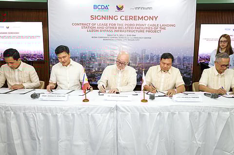 The Bases Conversion and Development Authority (BCDA) and telecommunications company InfiniVAN are set to develop the Poro Point Cable Landing Station in La Union into an open gateway for international submarine cables.