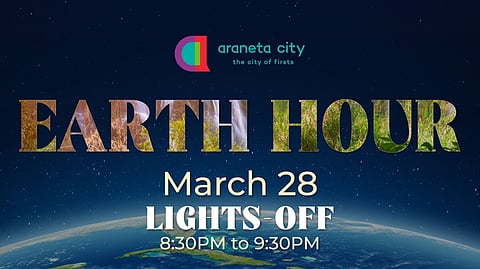 Araneta City: Earth Hour