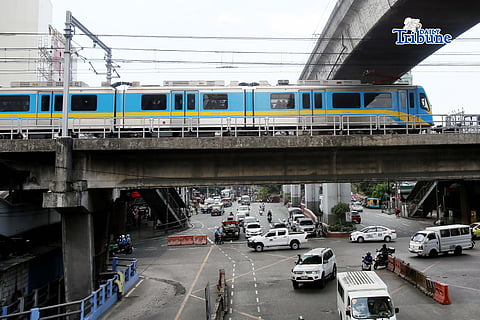 (March 24 2026) Metro Rail Transit (MRT-3) dalian train seen running on the train track in Quezon City, on Monday March 23 2026. The MRT-3 will suspend operations from April 2 (Holy Thursday) to April 5 (Easter Sunday), 2026, as it conducts its annual Holy Week maintenance activities, Trains will operate normally from March 30, 2026, to April 1, 2026, prior to the scheduled closure. Photo/Analy Labor
