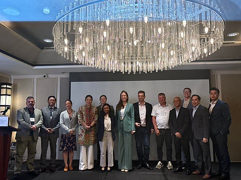 Speakers from participating German energy firms and officials of the German-Philippine Chamber of Commerce and Industry (GPCCI) at the Conference on Sustainable Energy Industrial Efficiency and Clean Tech in Makati, highlighting innovations in renewable energy and industrial efficiency on Tuesday, 24 March 2026 at the Makati Diamond Residences, Makati City.