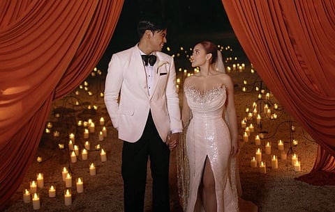Newly weds Kim Molina and Jerald Napoles