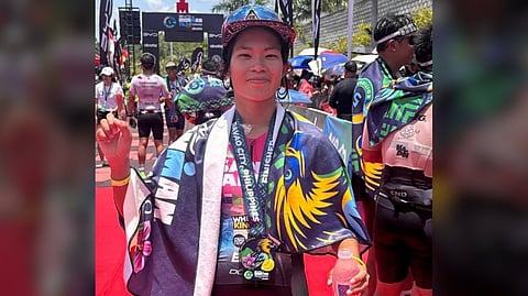 BEA Quiambao makes heads turn after winning two titles in the IRONMAN 70.3 Davao last Sunday.