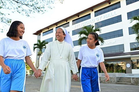 Felicidad T. Sy Hall Digital Transformation Center supports the mission of the Sisters of Mary School to guide young people from disadvantaged backgrounds toward education and opportunity.
