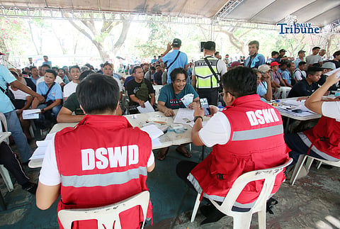 (March 25 2026) Department of Social Welfare and Development (DSWD) distributed  ₱5,000 in cash assistance from the government as fuel prices rise, on Wednesday, March 25, 2026, in Quezon City Circle, to jeepney drivers, aimed to help affected drivers cope with higher fuel costs. Photo/Analy Labor