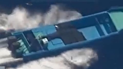 Strike on narco vessel kills four