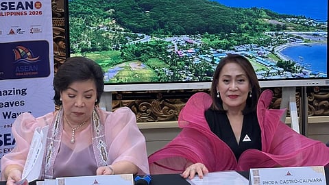 WomenBizPH President Rosemarie Bosch-Ong and Chairperson Rhoda Castro-Caliwara lead the unveiling of the council’s 2026 ASEAN economic programs. 
