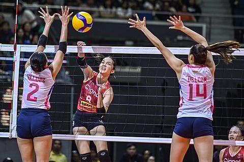Erika Santos shines in Cignal's five-set escape over Creamline to secure a semis seat in the 2026 PVL All-Filipino Conference.