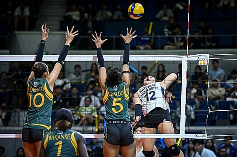 SUPER rookie Sam Cantada and the rest of the NU Lady Bulldogs aim for a mighty bounce back from a previous loss in a match with Ateneo in the UAAP Season 88 women’s volleyball tournament. 
