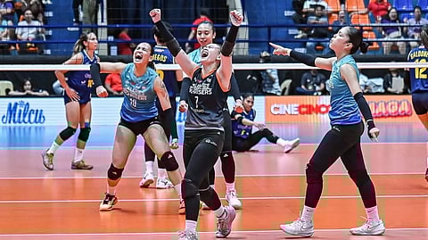 CAN Galeries Tower reenact this scene when it faces Nxled in the PVL’s Play-in phase on Saturday at the Ninoy Aquino Stadium?