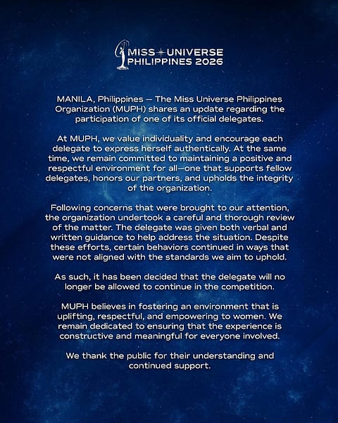 MUPH Official Statement 