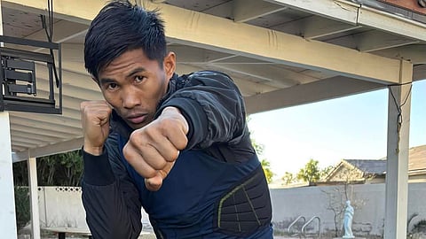 IBF minimumwewight champion champion Pedro Taduran is winding down in his training in Las Vegas.