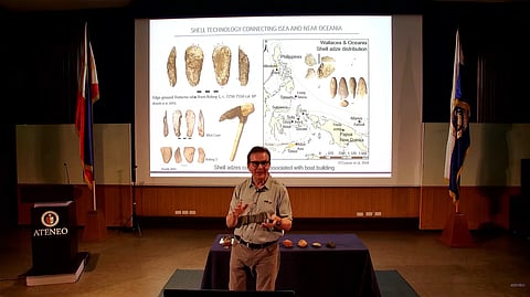 Ateneo De Manila University (ADMU) Professor, Dr. Alfred F. Pawlik held a university breakthrough lecture exploring the archaeology of ancient migration and seafaring in the Philippine archipelago on 27 March at ADMU, Loyola Heights Campus, Quezon City. 