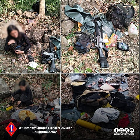 The Philippine Army’s 203rd Infantry (Bantay Kapayapaan) Brigade captured a female member of the (NPA) during ongoing operations coinciding with the group’s anniversary in the town of San Jose, Occidental Mindoro on March 29, 2026.