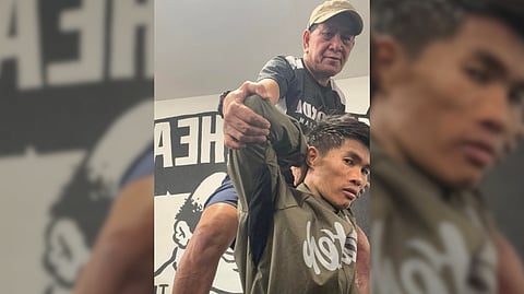 IBF champion Pedro Taduran and chief trainer Carl Peñalosa Jr. swear they are ready to roll.