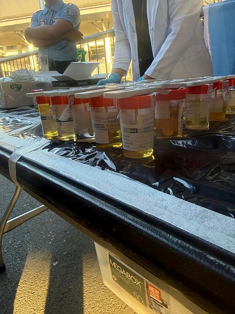 Safety First — A joint operation by the Philippine Drug Enforcement Agency and Land Transportation Office results in five drivers testing positive for illegal substances during Oplan Harabas.