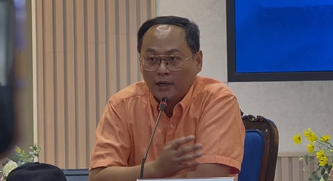 DEPARTMENT of Transportation Secretary Giovanni "Banoy" Lopez during a joint press conference in Quezon City this Tuesday.