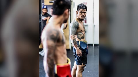 MARK Magsayo is set to make a lot of heads turn this Easter Sunday in Las Vegas.