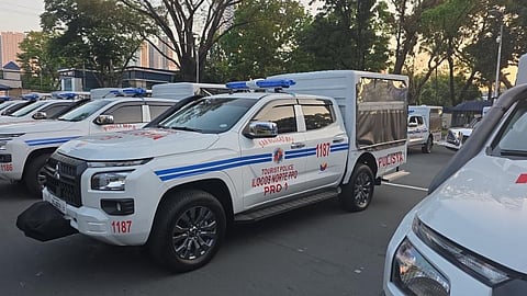 PNP rolls out newly acquired equipment